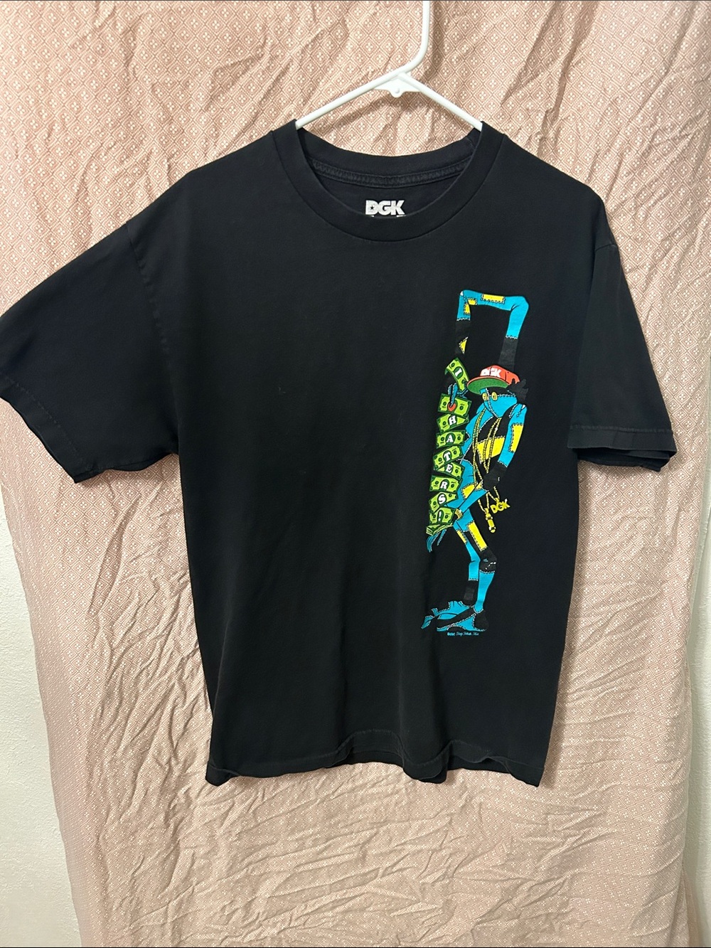 DGK Men’s T-shirt Black Large
